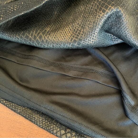 Love...Ady Fit and Flare Dress Black Gold Large - Picture 15 of 16